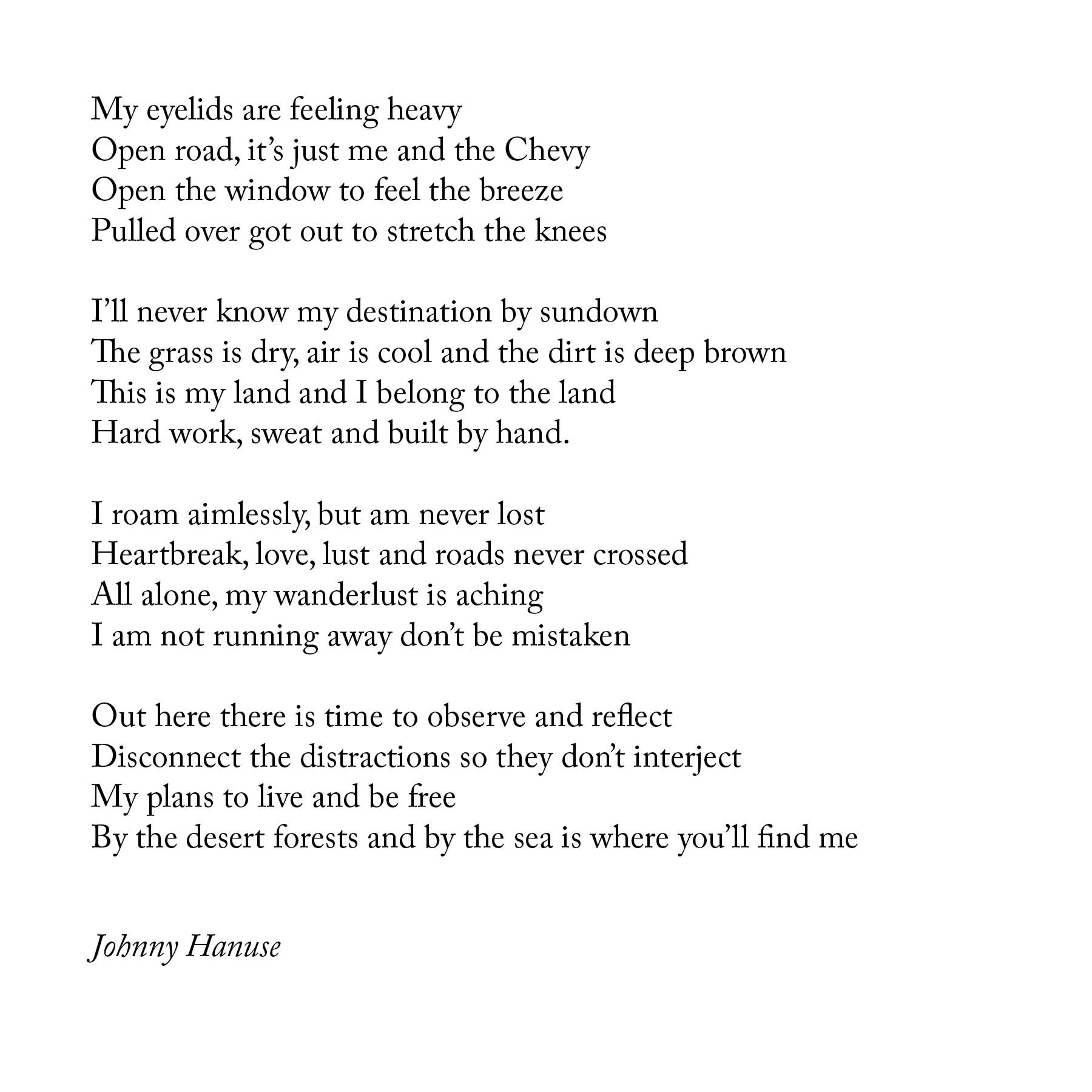 WE MATTER  Poem by Johnny Hanuse